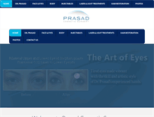Tablet Screenshot of prasadcosmeticsurgery.com